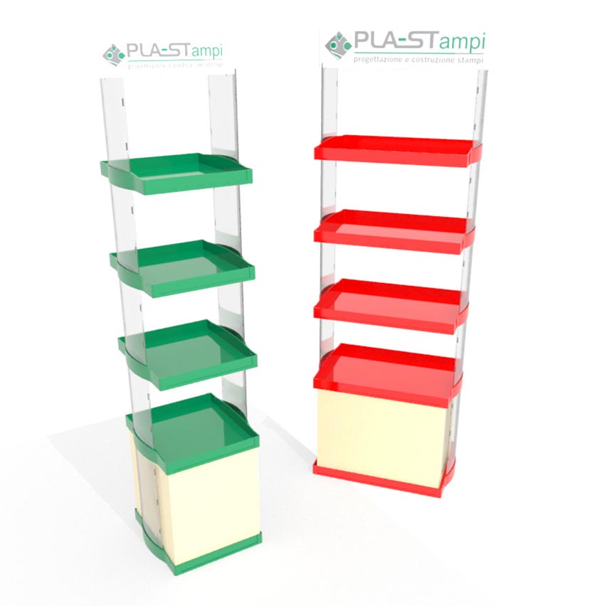 1/4 1/6 DI PALLET espositore durevole